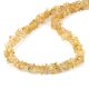 Citrine Nuggets stone necklace, 925 Sterling silver necklace for women, handmade jewelry